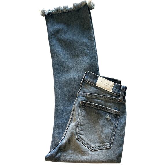 New Revolve Pistola Lennon High Rise Crop Bootcut Jeans Empire Sz 26 Retail $148 - Picture 8 of 11